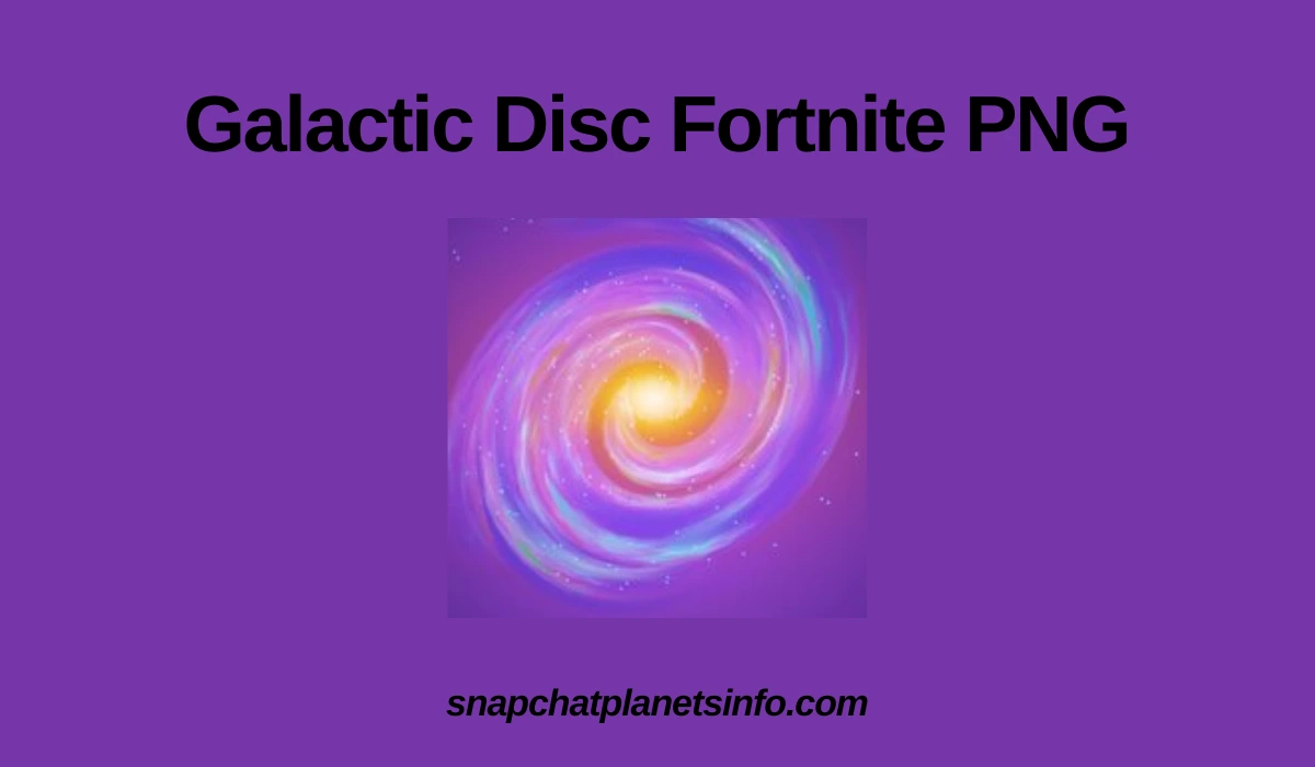 Galactic Disc Fortnite PNG