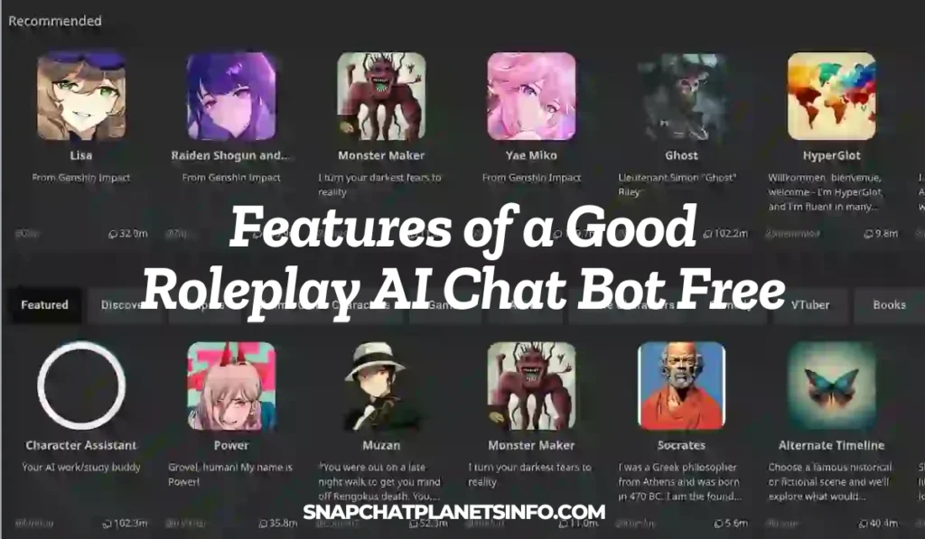 Roleplay AI Chat Bot Free