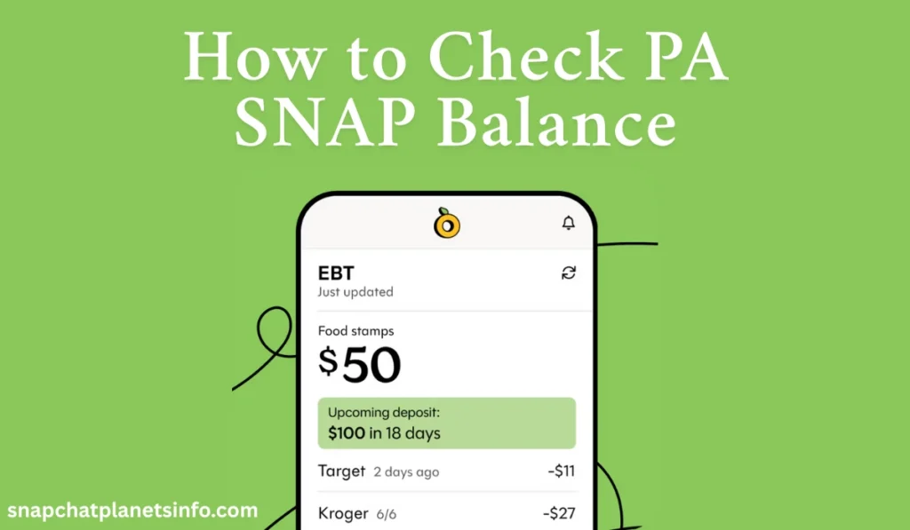 PA SNAP balance